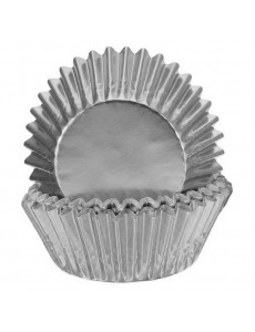 Formas Mini Cupcakes Prateado